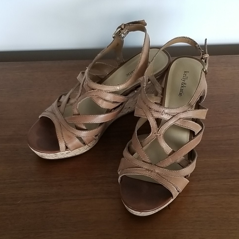 Strappy Wedge Sandals